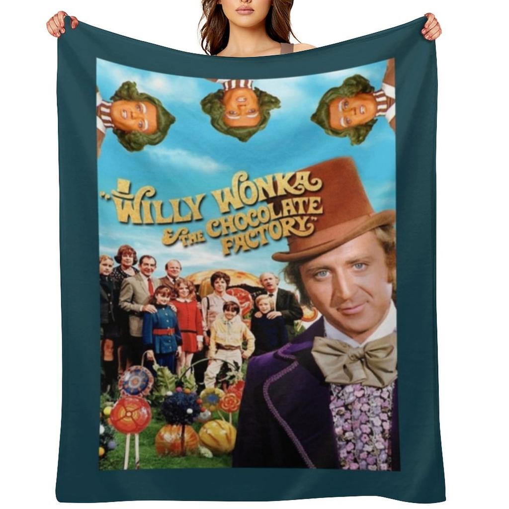 The chocolate factory Throw Blanket Hairys Cute Kid'S Blankets For Sofas Blankets