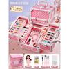 Kids Makeup Toy Set Girls Age 4-6 Non-Toxic Cosmetic Play Kit Princess Beauty Box With Nail Polish Accessories