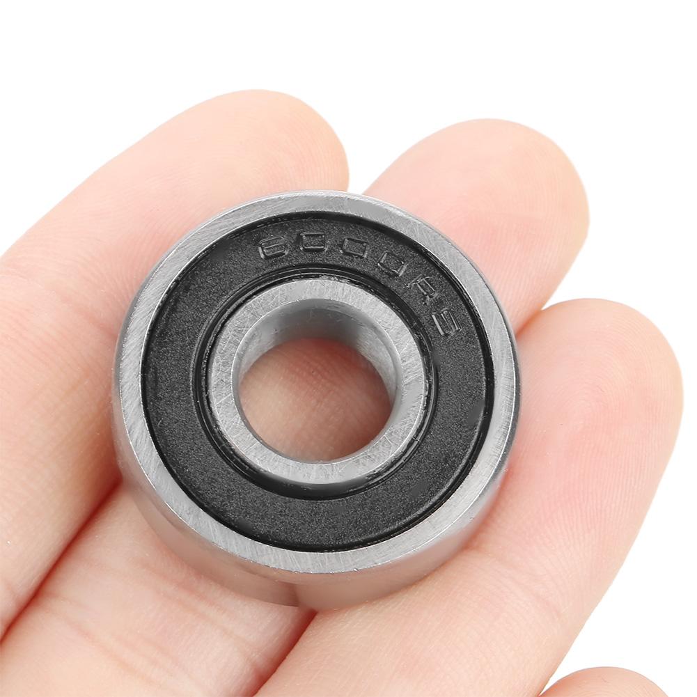10pcs 6000 2 Rubber Sealed Bearings, 10x26x8mm, Low Noise, 10mm Inner Diameter for Small Hobby Projects, 10