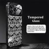 Halloween Style Skull Glass phone case mobile phones for iphone 17 pro max cover for iPhone 17 16 15 14 13 12 11pm Pro Plus