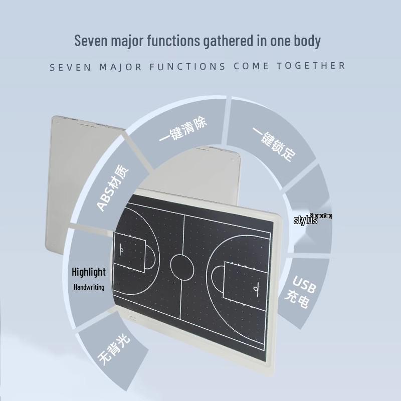 Foldable Electronic Basketball/Football Tactical Board - Extra Large for Training and Professional Competitions