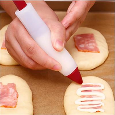 Baking Tools Silicone Chocolate Jam Writing and Decorative Pen Cake DIY Graffiti Pen Milking Oil Gun Baking Tools