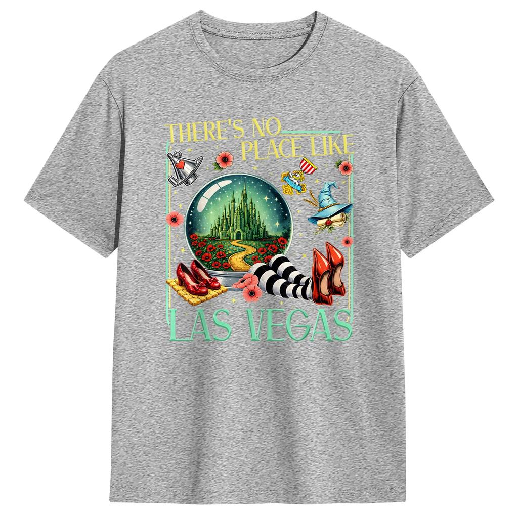 Yellow Brick Road Tee Wicked Off To See Wizard Unisexs T Shirts Leisure Tee Shirt Short Sleeve Round Collar Tshirt Cotton Clothes