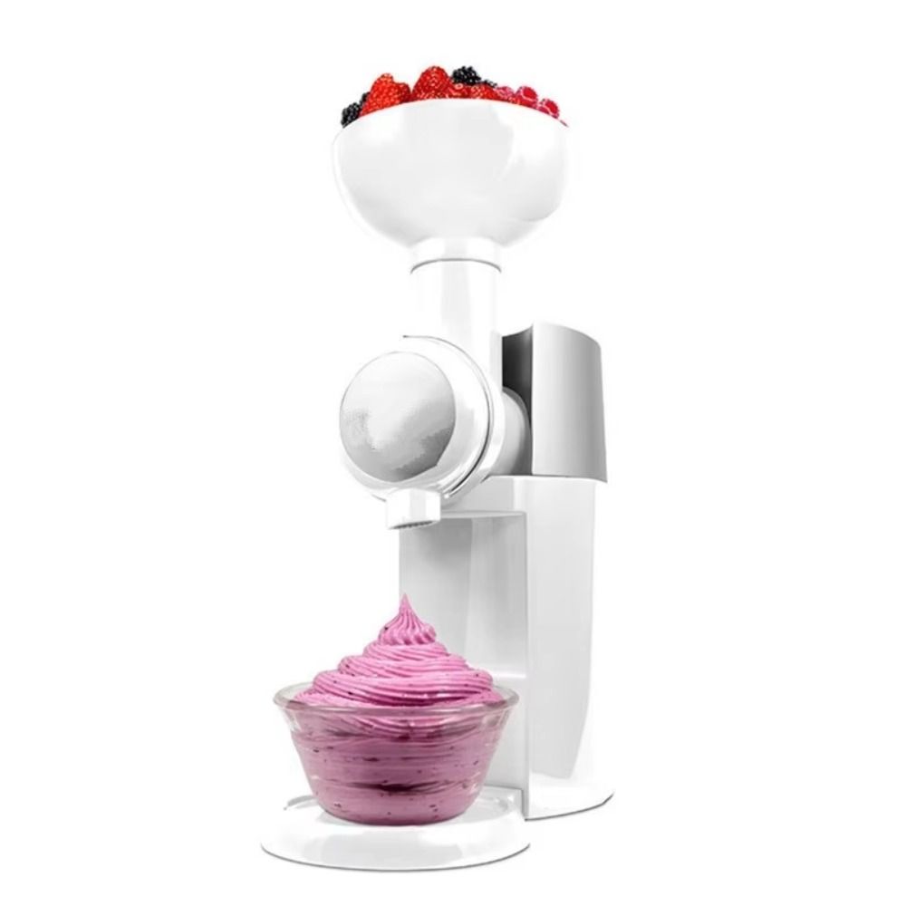 Dual Voltage Ice Cream Machine Detachable Parts Yogurt Squeezer  Party Dessert Making