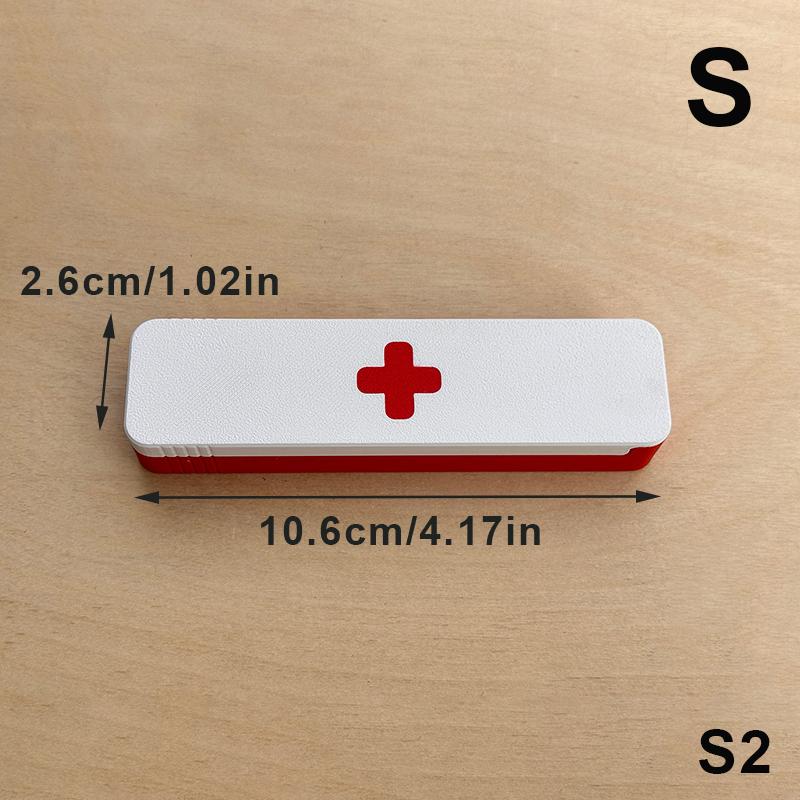 Convenient 7 Day Pill Organizer with Sliding Closure for Medication on the Go