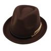 Gentleman'S Hat Woolen Jazz Hat British Style Men And Women'S Elegant Retro Top Hat