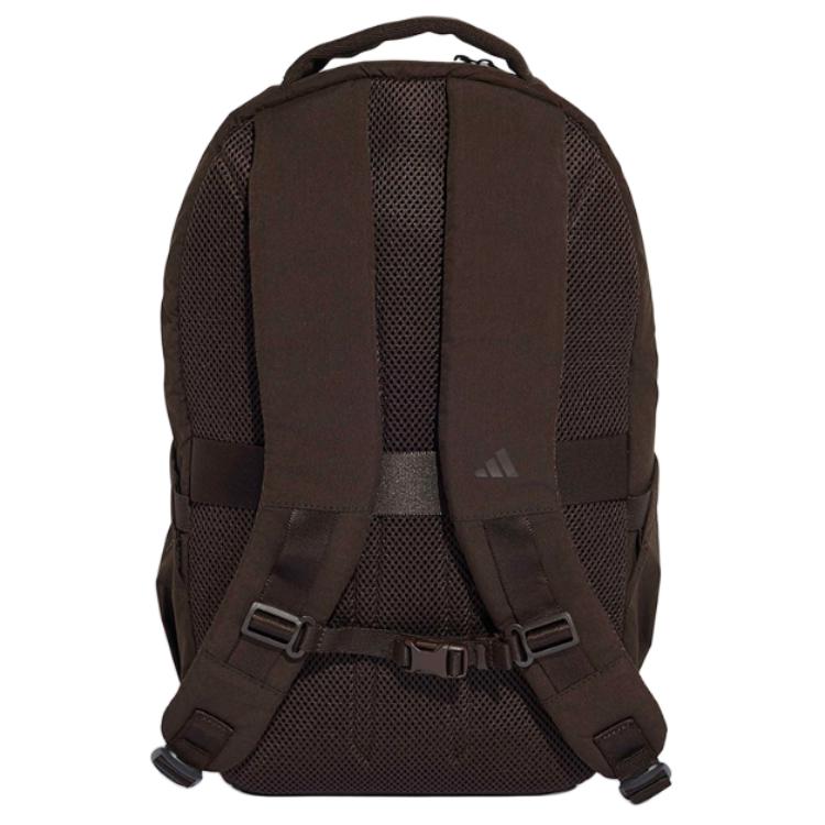Adidas Logo Nylon Backpack Unisex Backpacks Brown KG8003