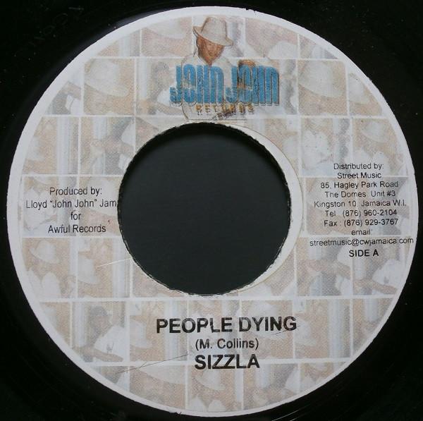 

7inch Record SIZZLA - People Dying NONE John John Recor Jamaica Reggae, Ska & Dub Used