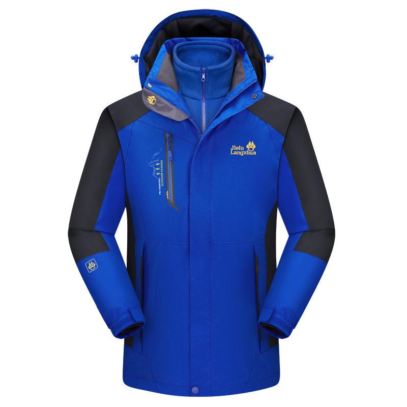 Men's 3-in-1 Winter Coats Snow Ski Jacket Waterproof Windproof Fleece Lined Winter Jacket Parka