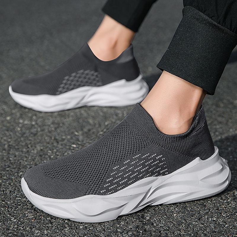 Slip-on Thick Platform Low-Top Male Sports Shoes Unisex Original Fashion Summer Sale Designer Simple Light Men's Casual Sneakers