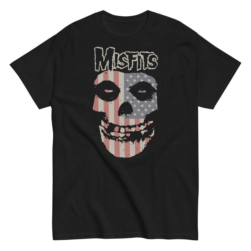 Misfits - USA Skull Unisex T-Shirt L