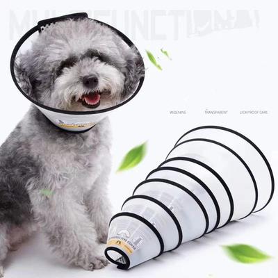 Collier de protection anti-léchage pour animaux de compagnie, Collier conique de récupération anti-morsure, Couverture douce de beauté post-opératoire