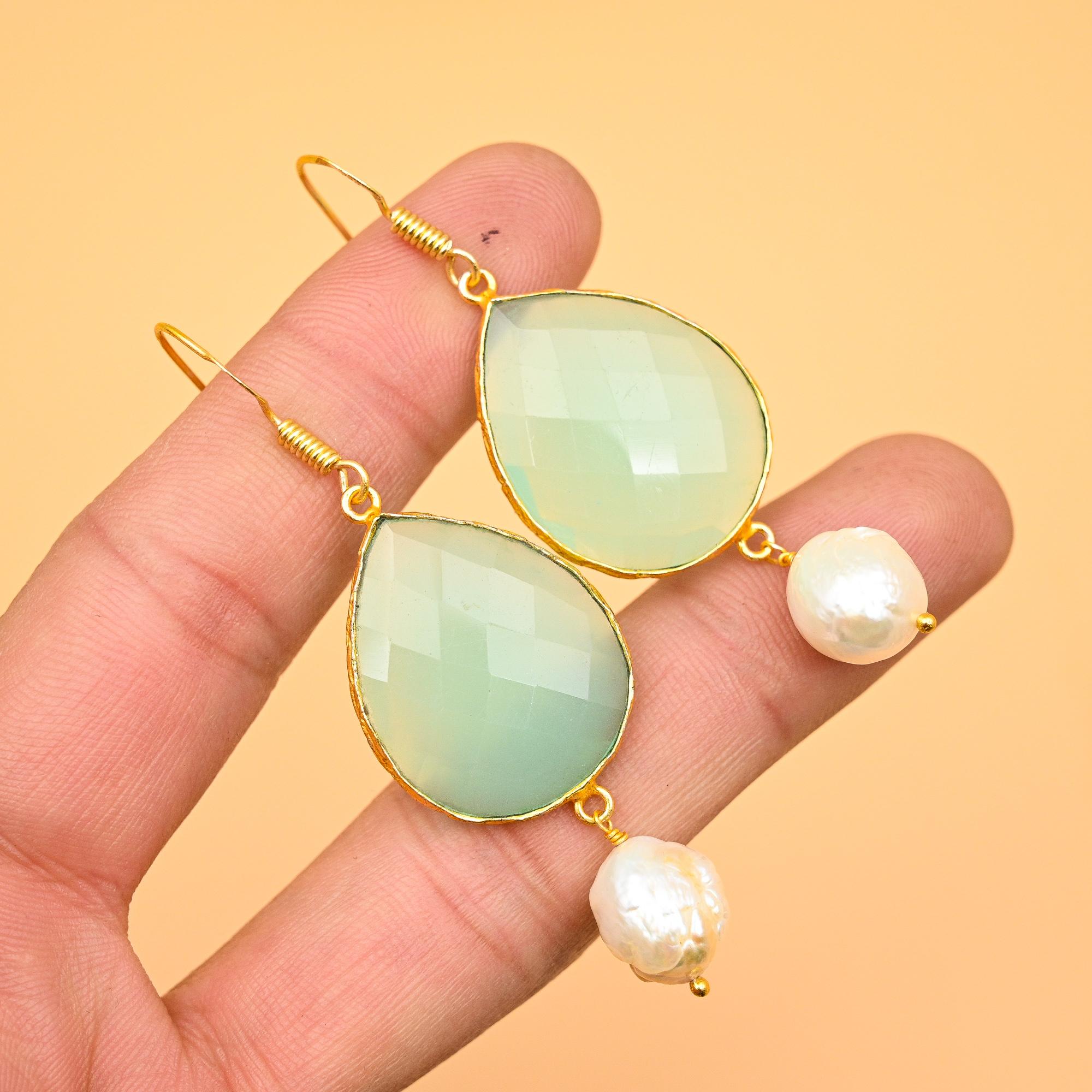 

Женские подарочные серьги из серебра с аквамарином, 10-каратное золото, ювелирные изделия