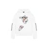 We11done Ss22 Logo Cartoon Pattern Hoodie Unisex hoodies White WD-TH1-22-585-U-WH