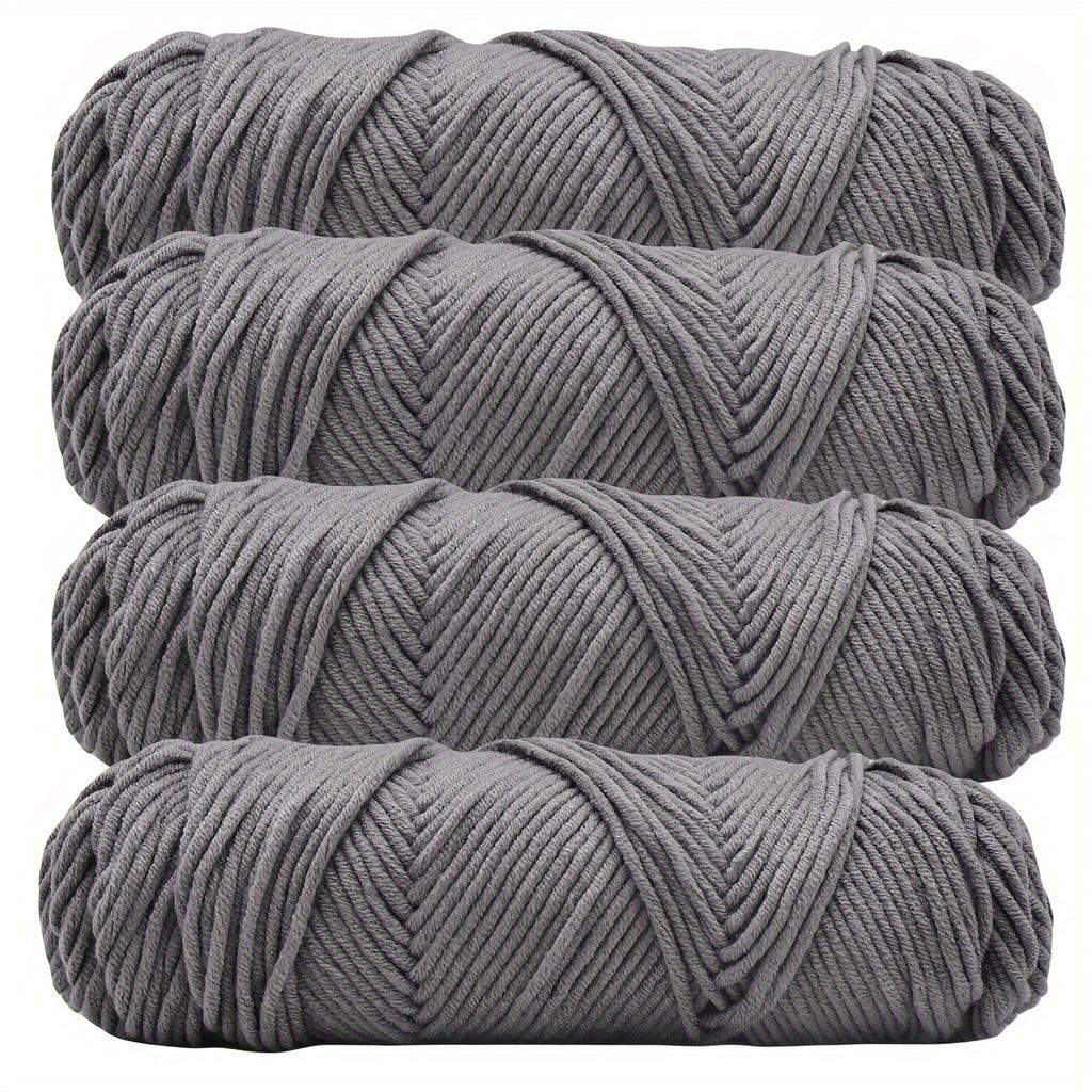 Valentine's Day 4pcs Chunky Yarn Set - Soft, Warm & Cozy for Knitting & Crochet Projects 13.4oz Total