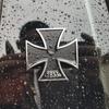 Cruce de Fier Metal Cromat Germania 1813 Malta Simbol Virtutea Medalie Cruce Emblema Motociclete Car Styling Insigna Autocolante Decal Auto Pat