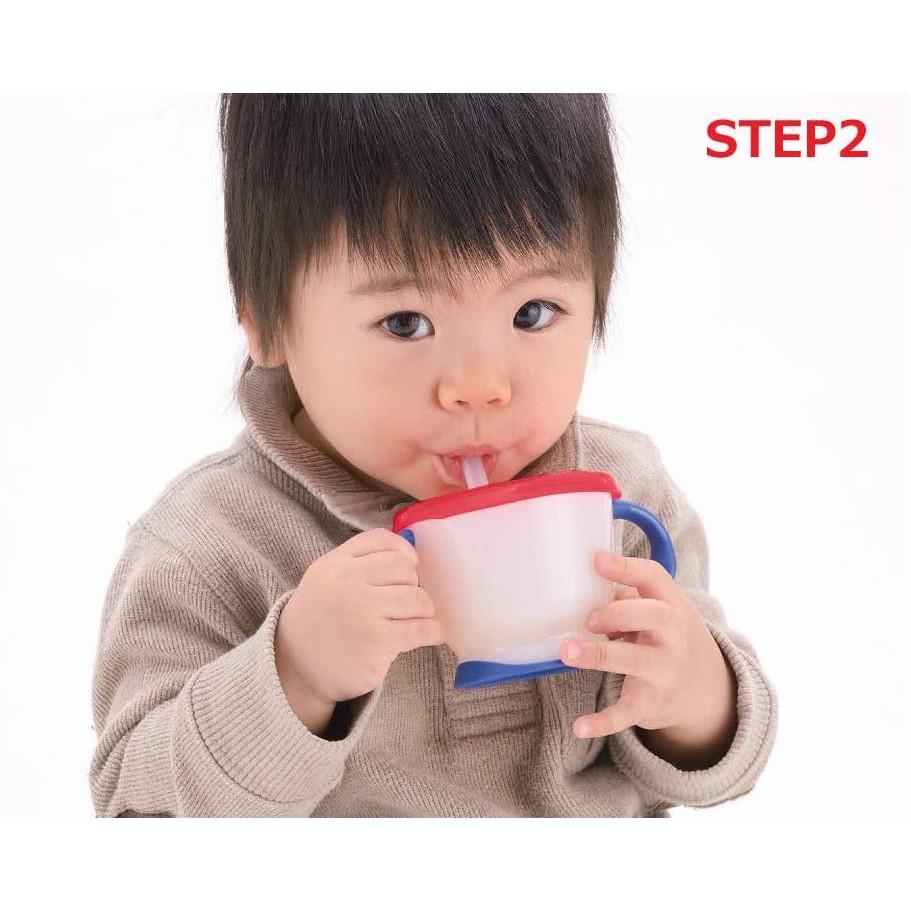 I lager Richell Cup Series Handtag Barns Sugkopp Babymugg Träningsmugg 150ml