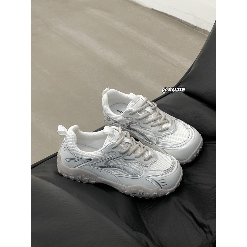 Han Suxi silver breathable dad shoes summer new platform leisure sports