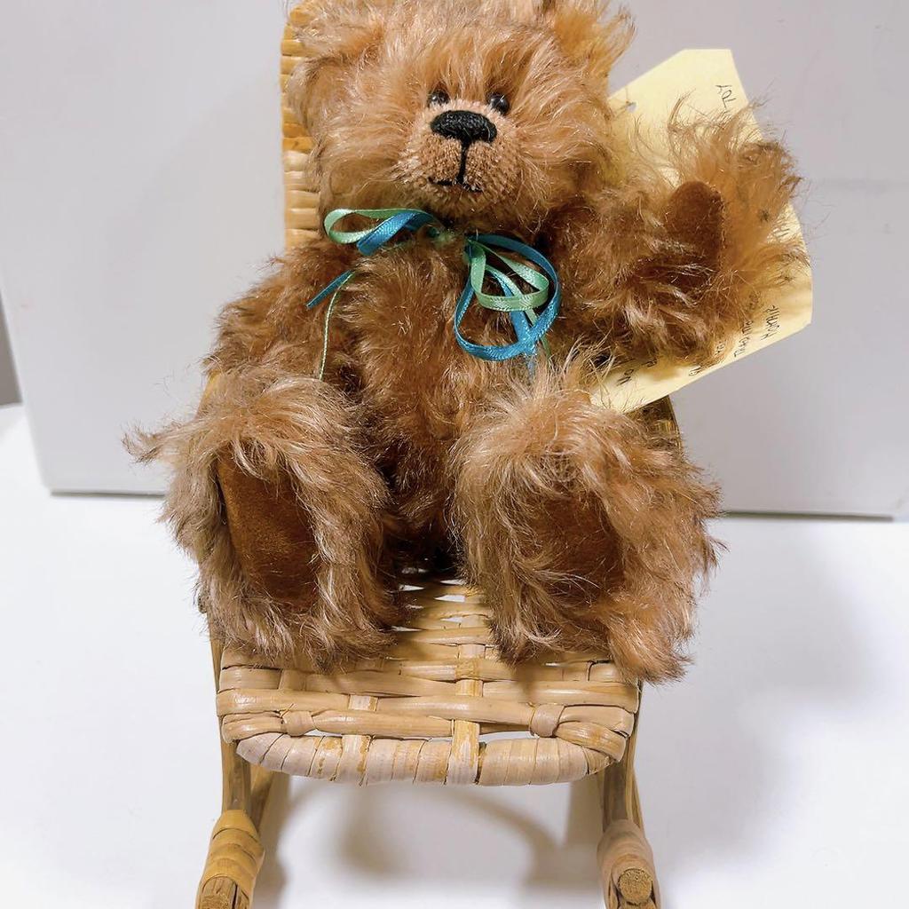 [USED] Teddy bear stuffed animal, made overseas, antique, handmade
