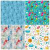 12 Sheets/Pack Sports Theme Background Hand Account Scrapbook Ball Material Paper Backing Paper