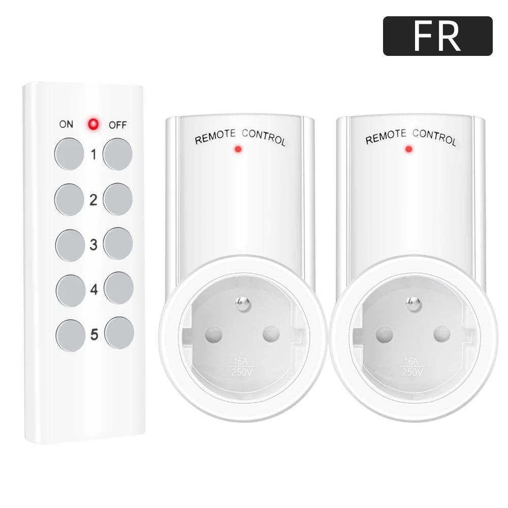 Smart Socket RF 433mhz Wireless Remote Control Outlet Adaptor Wall Electrical Switch Home Lamp For Smart Home EU UK US FR Plug