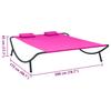 Sun Lounger Fabric Pink