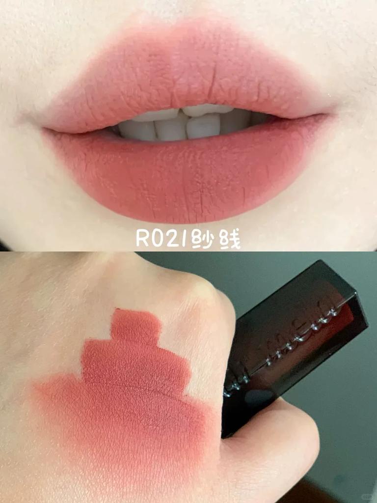 Carmela Matte Lipstick Matte Lip Mud Brightening Low Saturation Brown Chocolate Dark Color European and American Lip Gloss Nude Color Series
