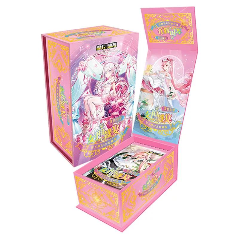 New Goddess Story Card Huayingrumeng Chapter Colorful FlashCard Anime Character Collection Card Games Toys Child Gifts