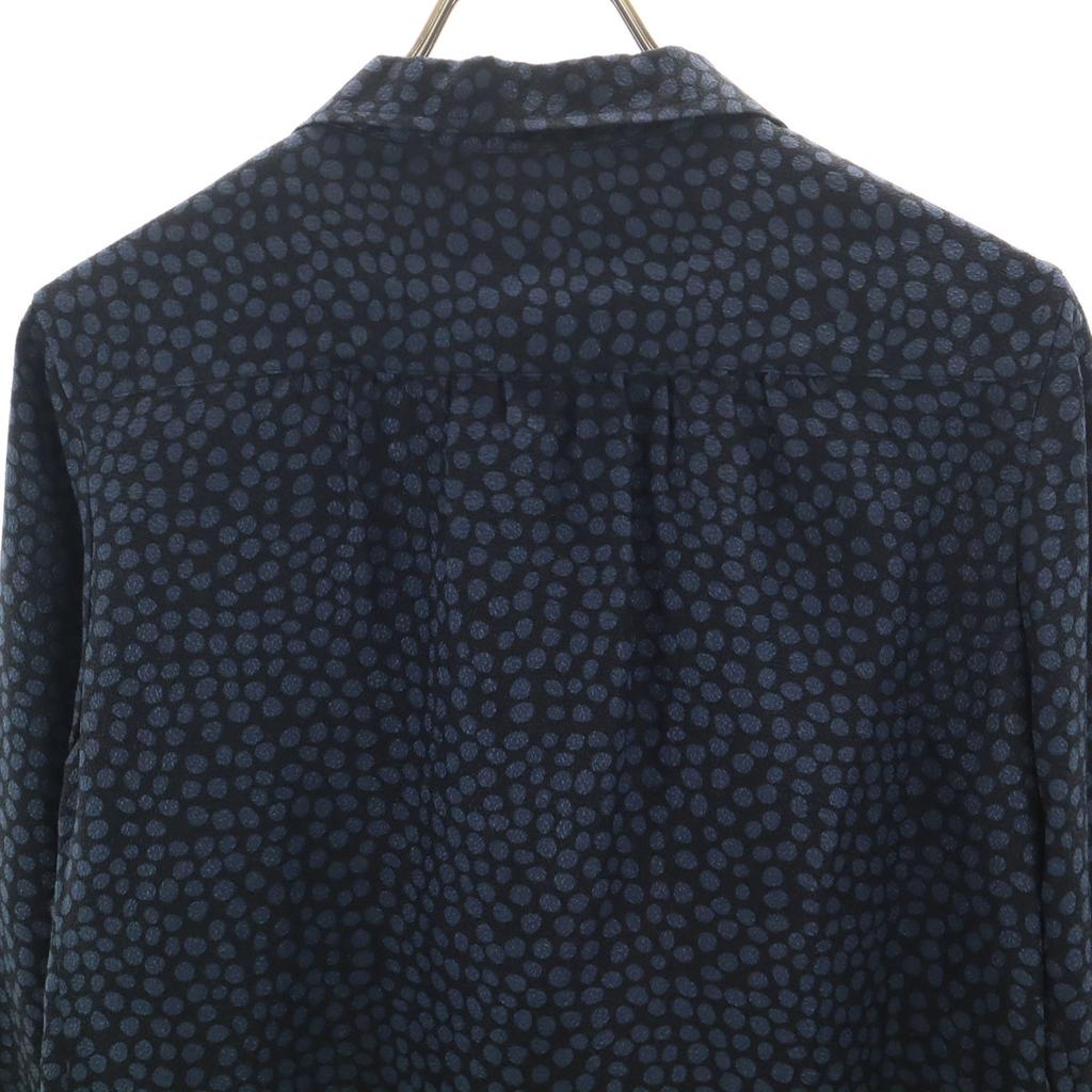 A.P.C. Silk Overall Handle Long Sleeve Shirt S Black Women Used