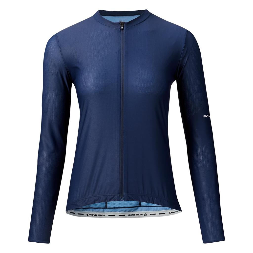 Pearl Izumi Minimalist UV Long Sleeve Cycling Size Dark Navy Women's Jersey, 11,