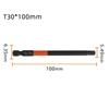 Practical Screwdriver Bit T10-T40 1/4 Inch Hex Head