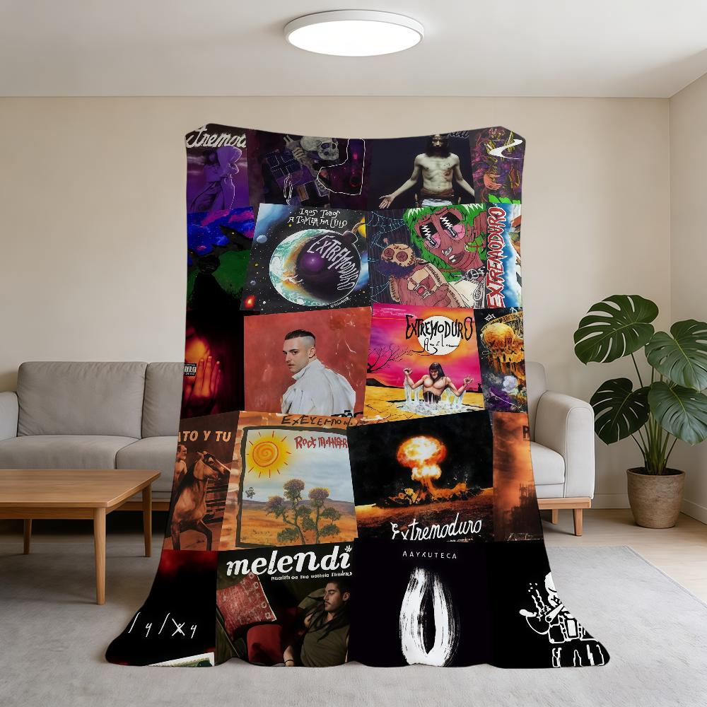 

Band Singer Blanket E-Extremoduro Super Warm Comfortable Plush Throw Blanket Child Home Sofa Bedroom Gift 75x90cm