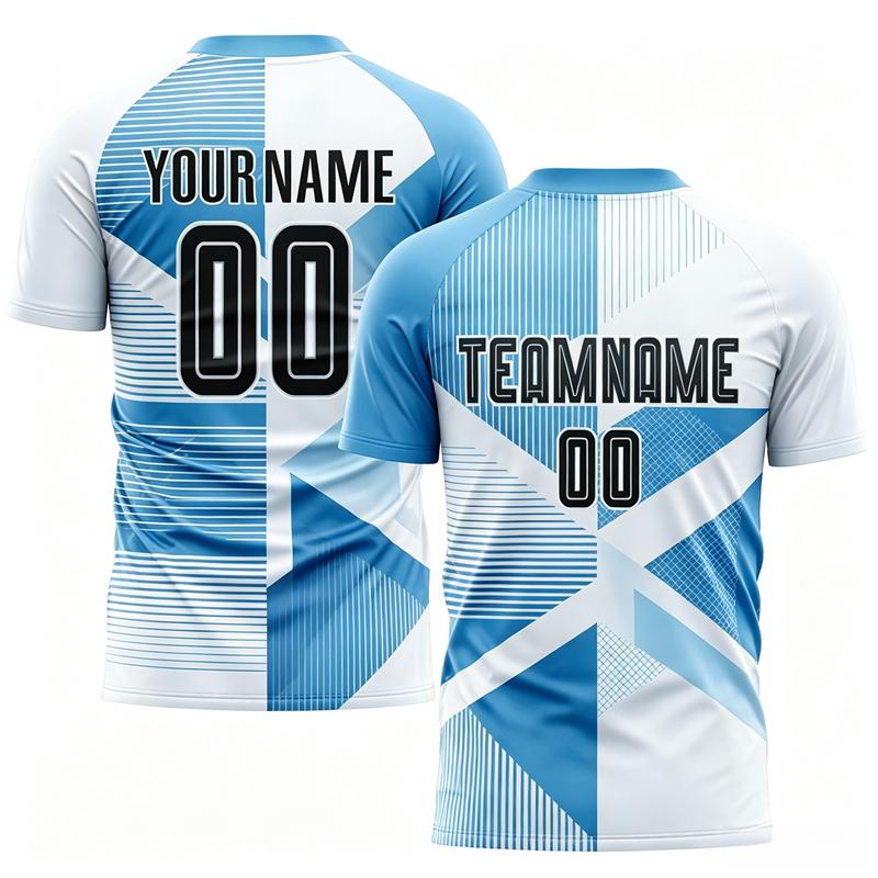 Customized Name Number Football Jersey Men Colorful Geometric 3D Print Sports T Shirt Summer Trend Novelty Team Top