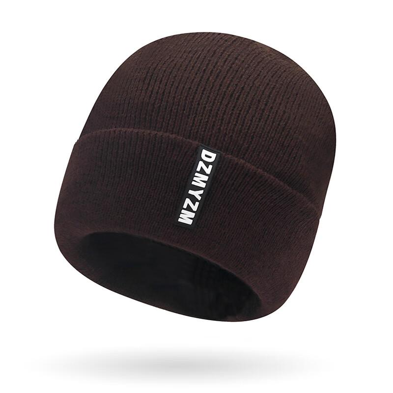 

ZHENYUEQI Winter Fleece-Lined Knitted Beanie One Size