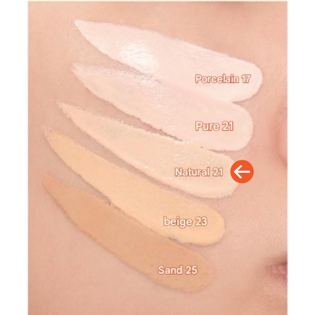 

[Rom&nd] Тональный крем Bare Water Cushion Foundation 20 г + сменный блок 20 г (4 варианта) 20g Natural 21 + Refill