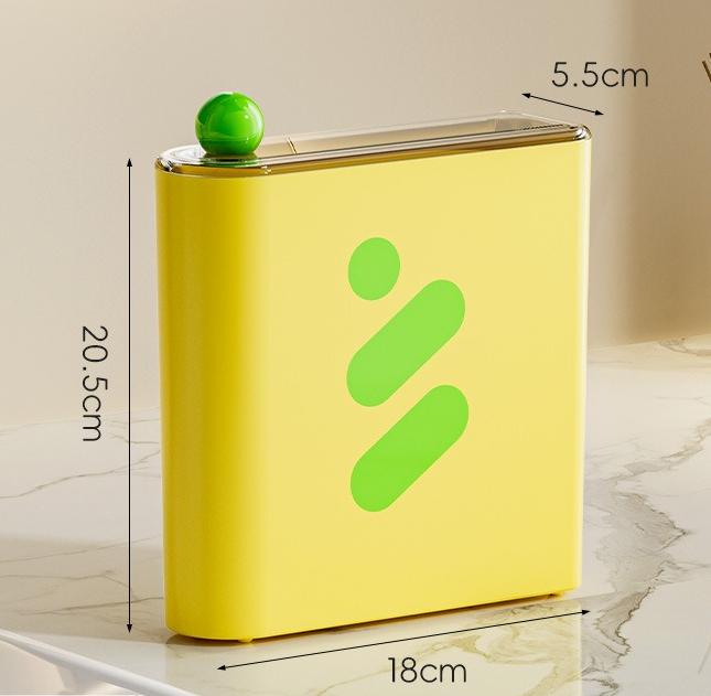 

Dopamine Color Creative Facial Mask Storage Box Desktop Dresser Bedroom Organization Box Can Put Refrigerator Home Storage жовтий