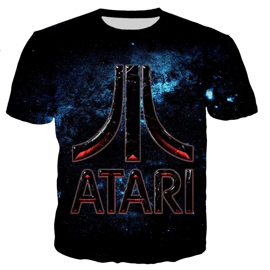 T-shirt Vintage Atari Pour Homme, Taille L, 100% Coton Rouge