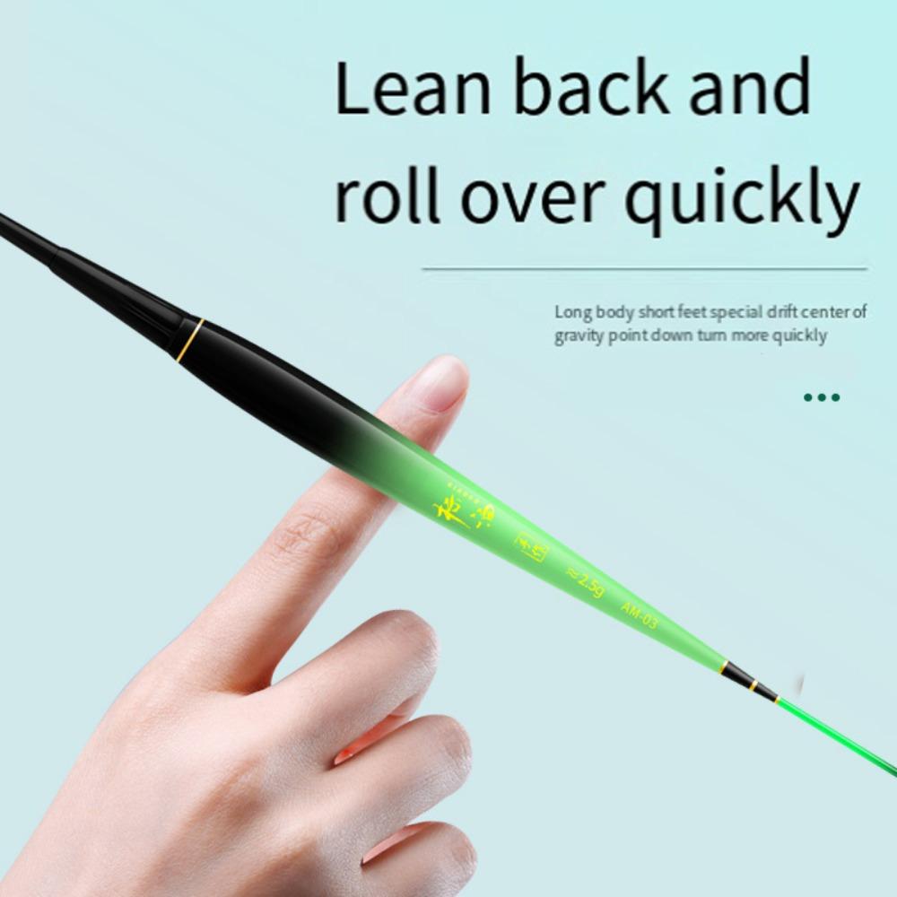 1 sett Gravity Sensing Bite Hook Elektronisk LED Gravity Sensing Float Nattfiske