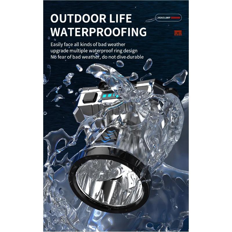 Super Bright Rechargeable Sensor Headlight 1200mAh High Power Headlamp Waterproof Emergency Fishing Camping Lantern Head Torch