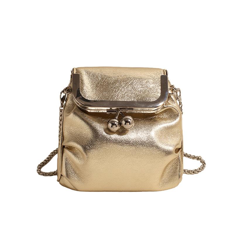 Høykvalitets Mykt Skinn Nisjedesign Veske Mote Lett Skulderveske Mini Crossbody Telefonveske