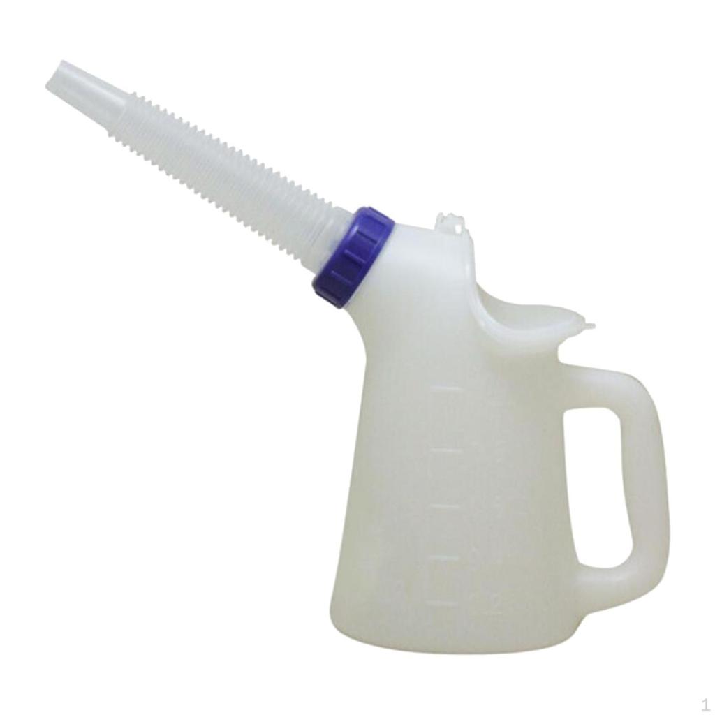 Automotive Oil Container with Lid for Efficient Dispensing