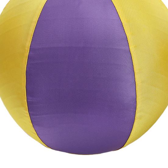 18 Inches Inflatable Calming Ball for Dogs Herding Ball with Cover Handle Tear-Resistant Dog Training Ball for Large Breeds Outdoor Active Play