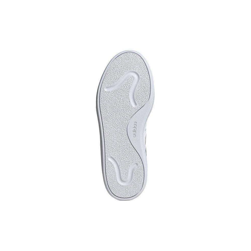 adidas CourtBlock White Silver Metallic Women Sneakers Cloud-White Grey-Two IF6465