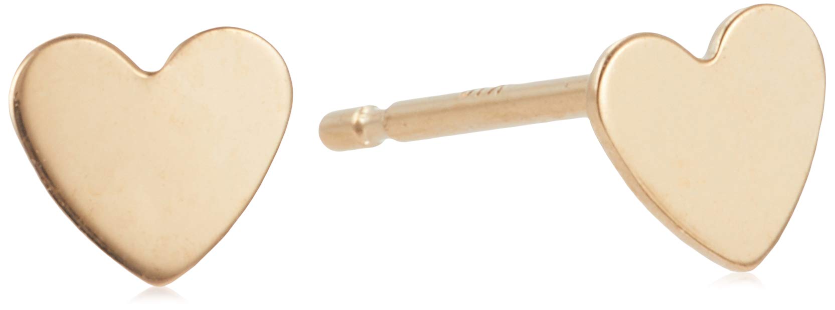 

[Official] ESTELLE Women s 18K Yellow Gold Heart Motif Earrings 0202-2087-0019-0000