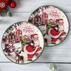 Christmas Disposable Paper Tableware Merry Christmas Decor For Home 2025 Navidad Natal Cristmas Xmas Gift Happy NewYear 2025