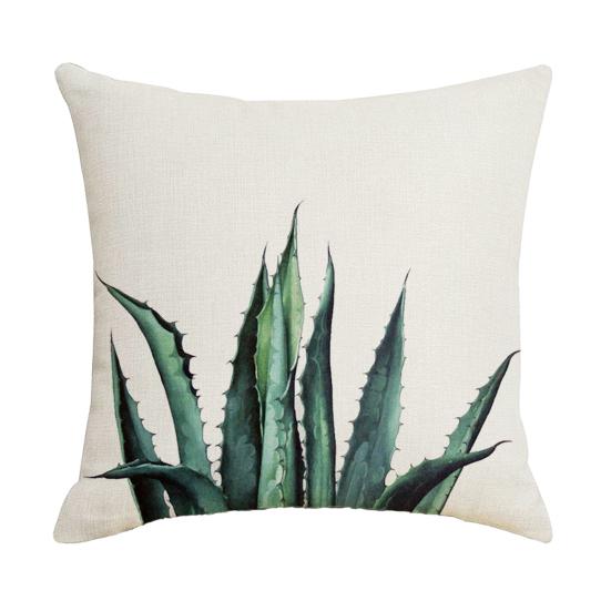 Federa Cuscino con Stampa Floreale, Copricuscino Traspirante per Tutte le Stagioni, Federa Cuscino con Design Botanico Nordico Tropicale, Morbida Custodia Decorativa per Cuscino per Divano Letto Sedia