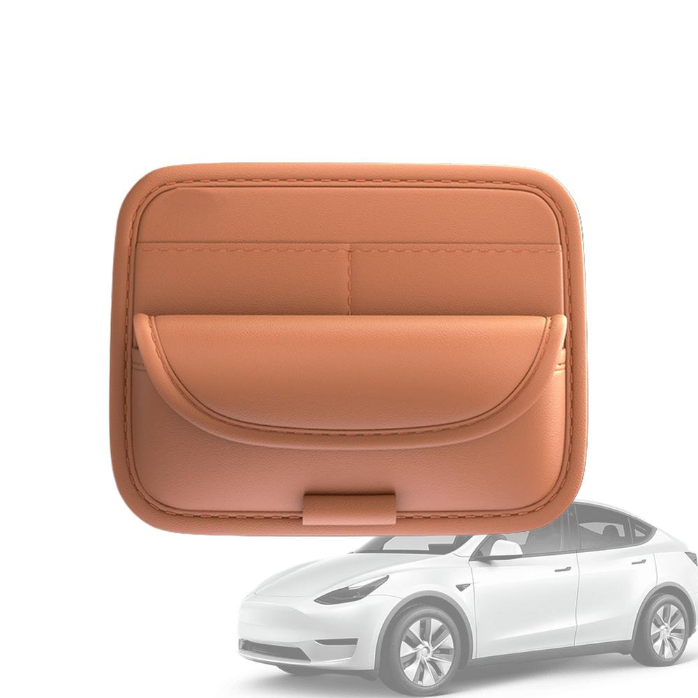 For Refer To Description Leather Sunglass Visor Clip PU Leather Sunglasses Case Visor Sunglasses Holder Protective Box