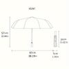 Starry Night Van Gogh-Inspired Automatic Folding Umbrella - Windproof & -Protective, 8-Rib Design, Portable for Commuting & Ou