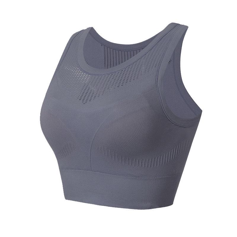 JOOMON High-End Women's Breathable Mesh Yoga Vest and Sports Bra