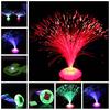 Color Changing Led Fiber Optic Night Light Lamp Stand Home Decor Colorful